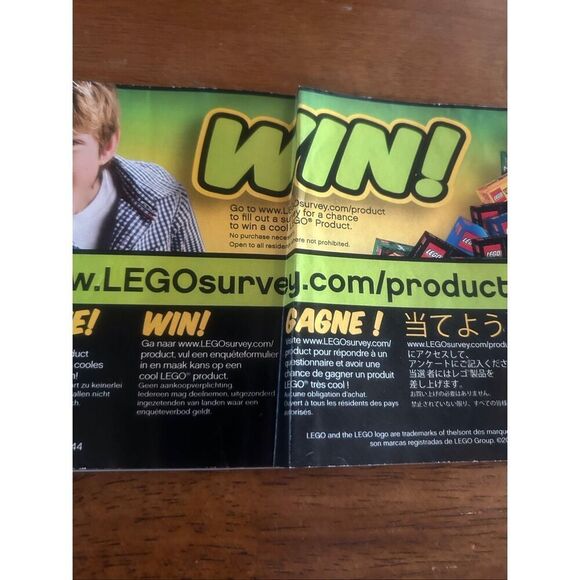 LEGO City Police Pursuit #4437 Instruction Manual Only (6020) - Picture 4 of 4